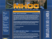 Tablet Screenshot of mhoc.net
